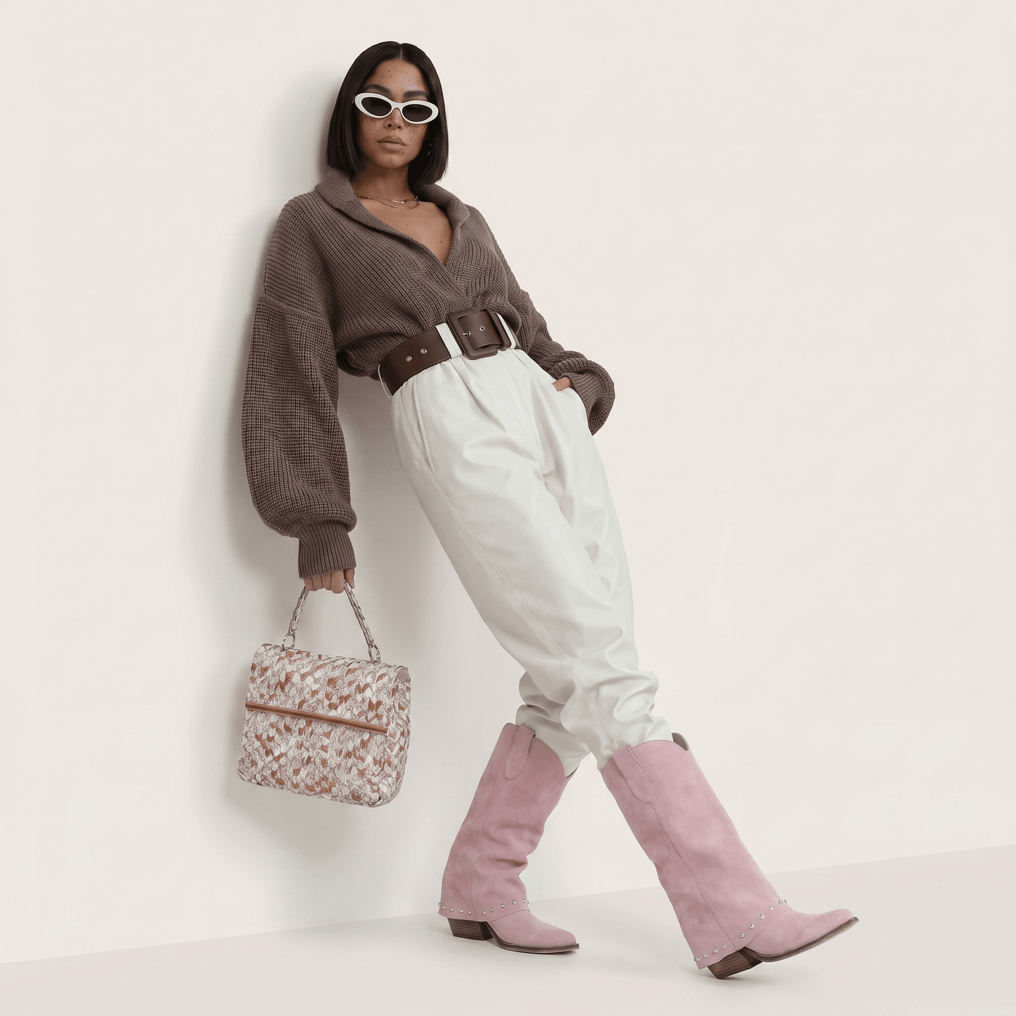 Stivaletti Texani Sidney Rosa - KALI SHOES®