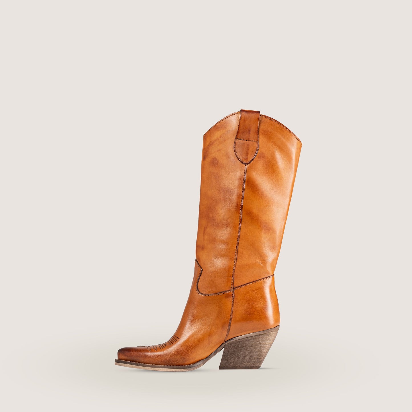 Stivali Texani Brooke Cuoio - KALI SHOES®