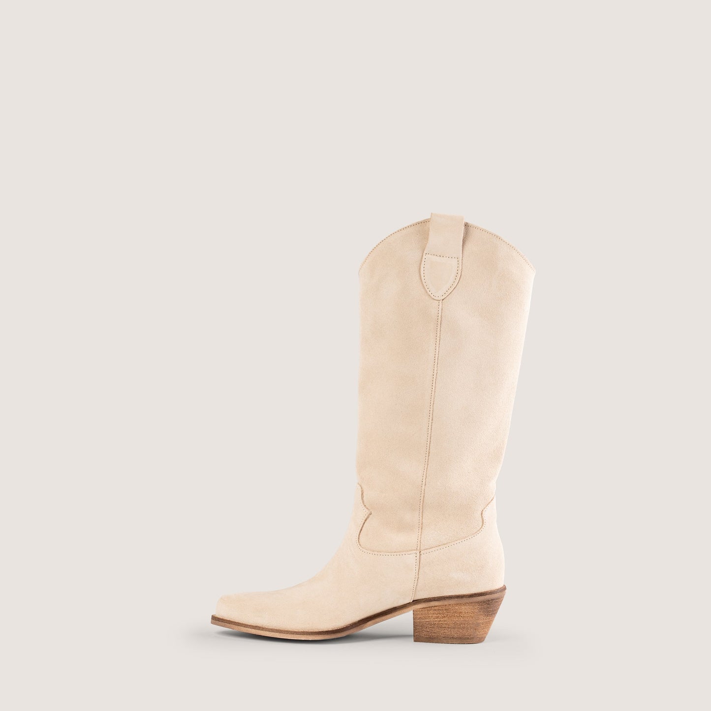 Stivali Texani Jesse Beige - KALI SHOES®
