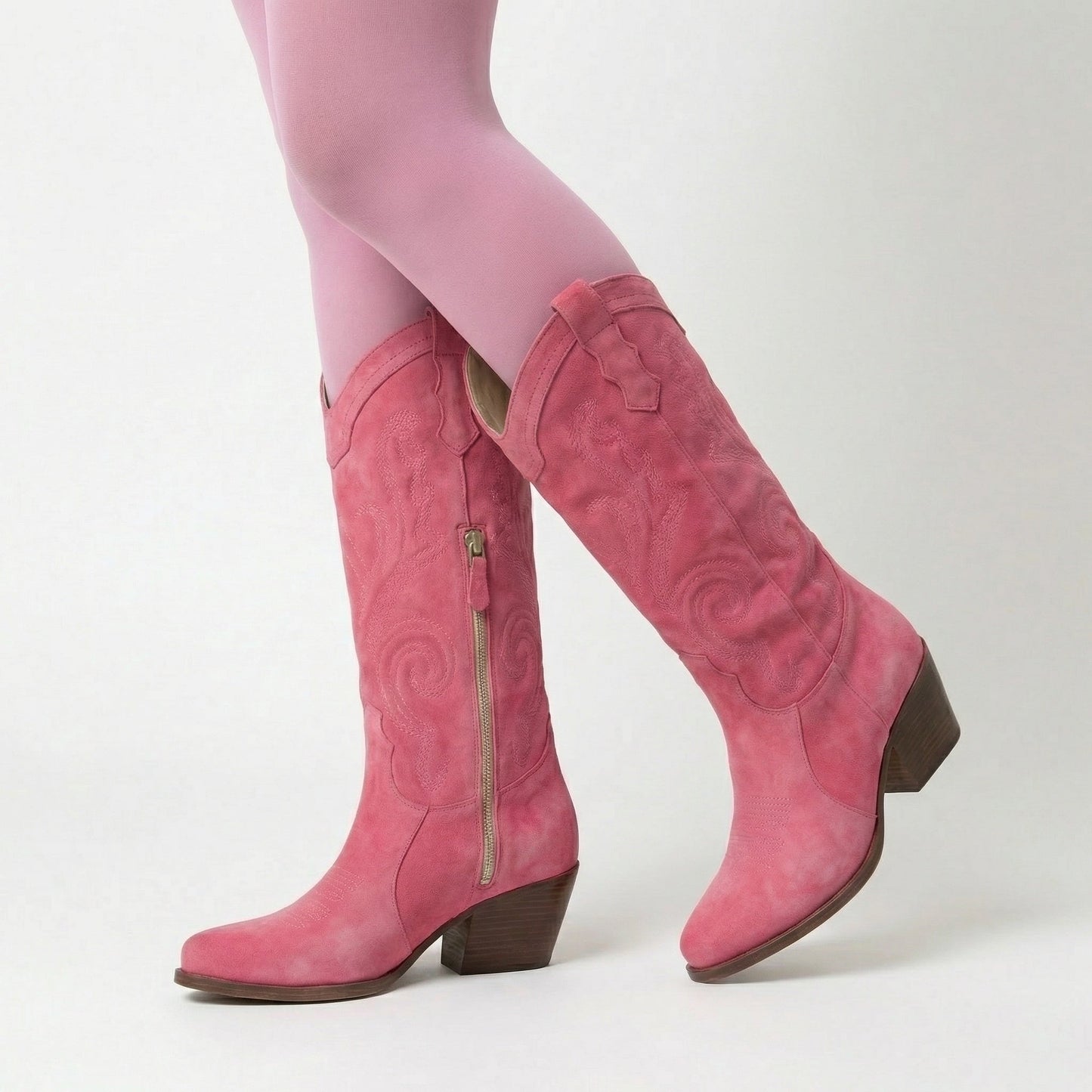 Stivali Texani Leonie Shell Pink - KALI SHOES®