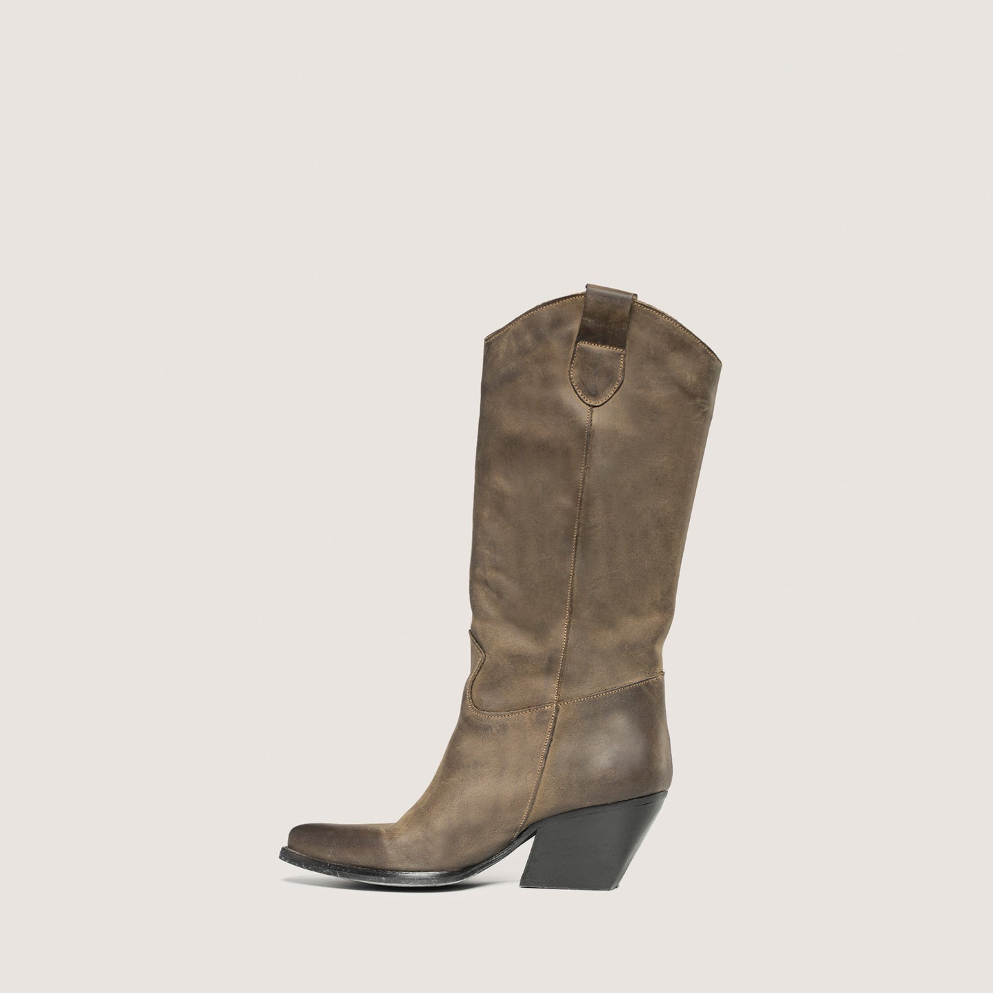 Stivali Texani Madison Taupe - KALI SHOES®