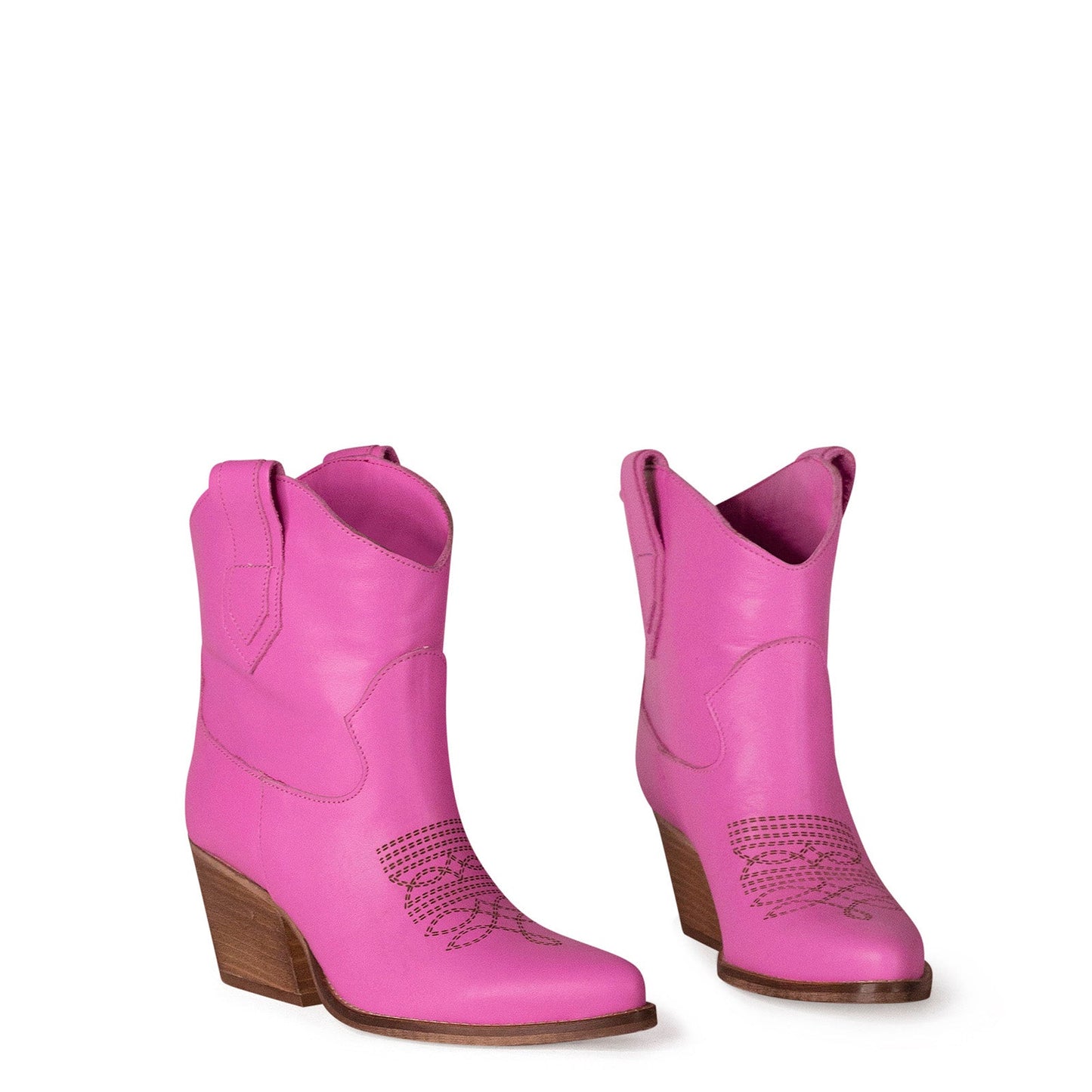 Stivaletti Texani Leila Hot - Pink - KALI SHOES®