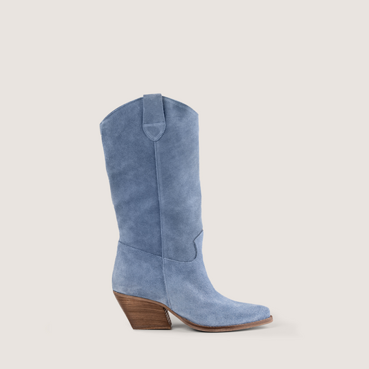 Bottes texanes Bleu Denim Noa