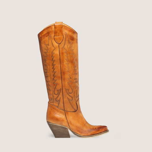 Nabiki Leather Texan Boots