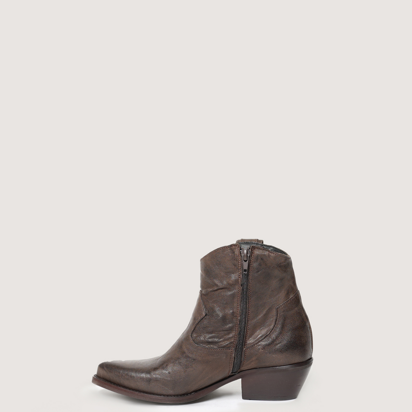 Phoenix Texan Ankle Boots in Dark Brown