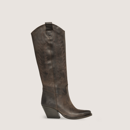 Nabiki Dark brown Texan Boots