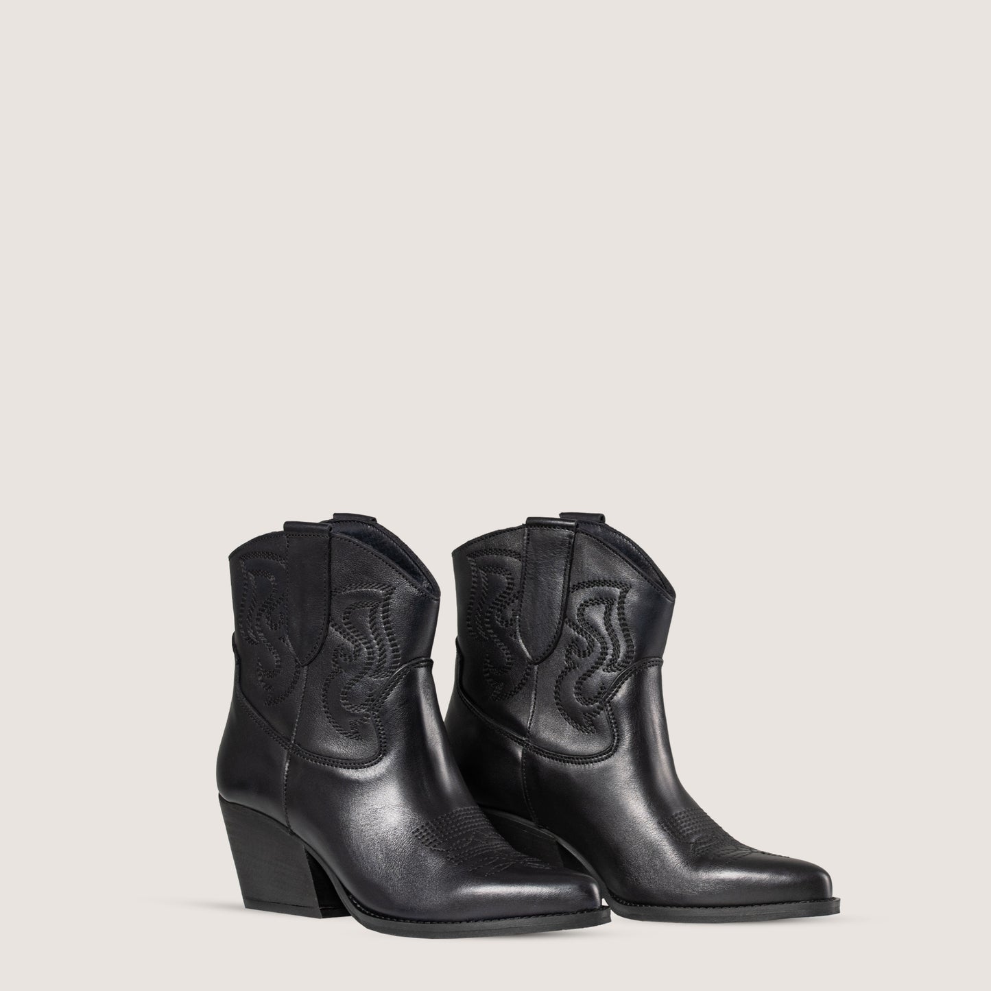 Bottines Texanes Bradley Noir