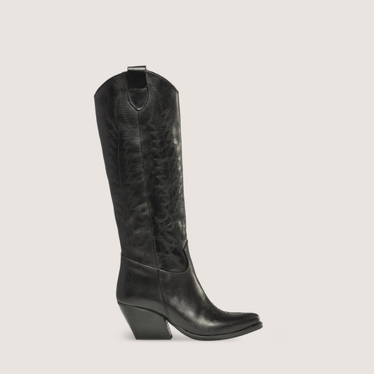 Nabiki Black Texan Boots