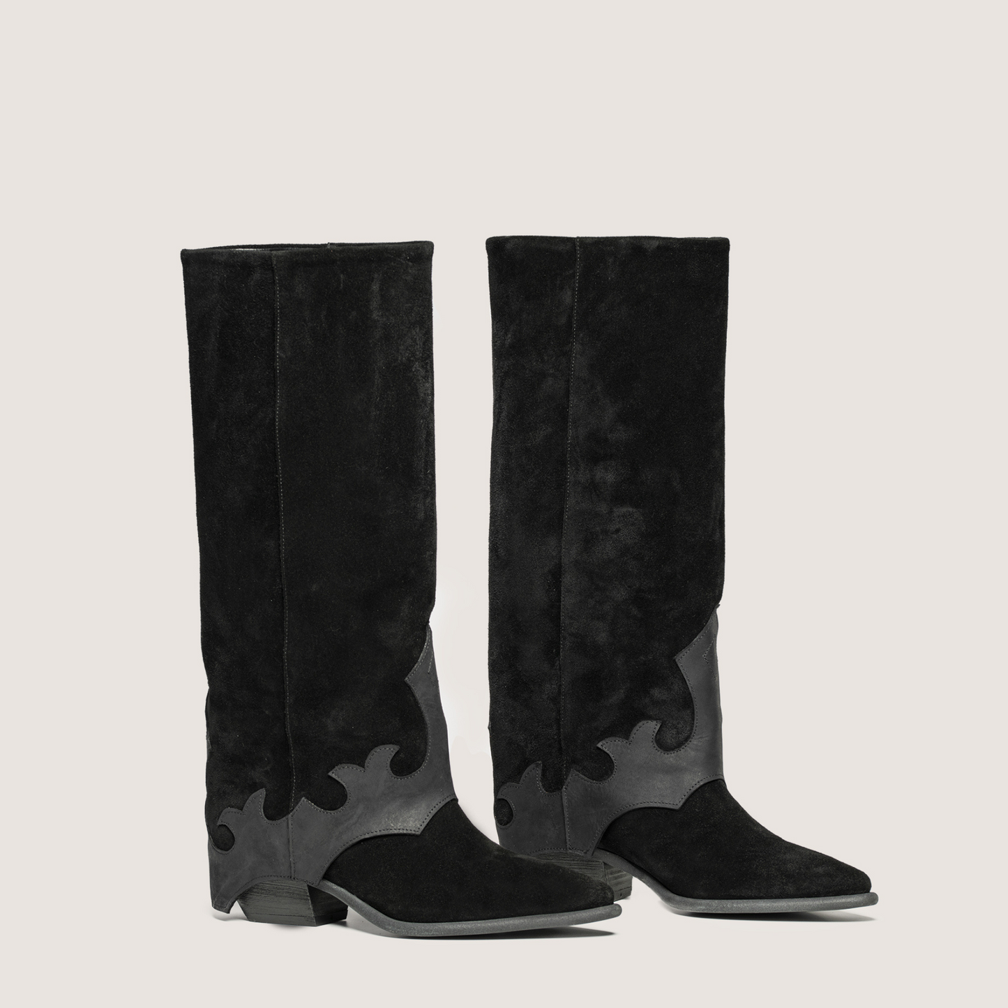 Botas Tejanas Bandera Negro