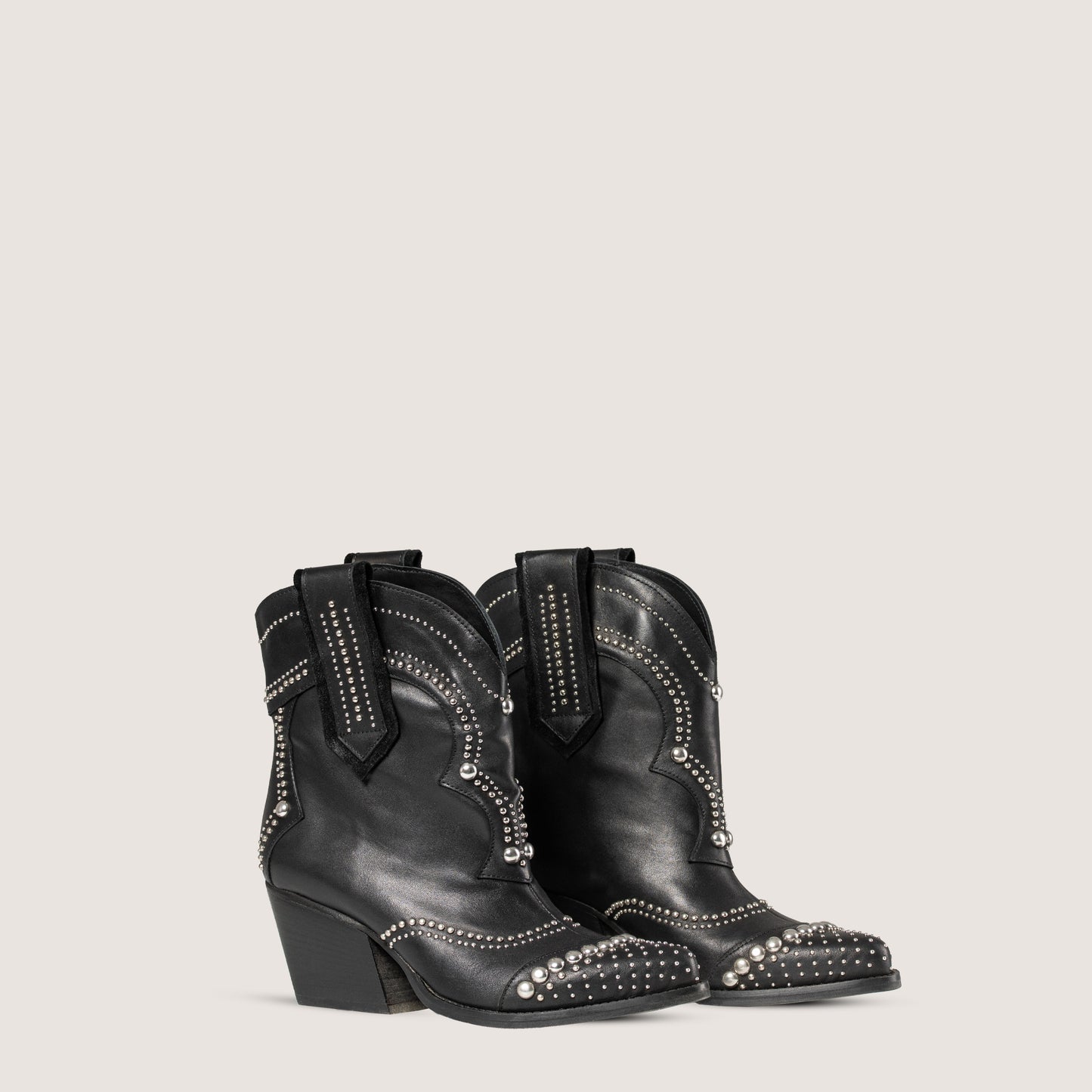 Ivy Schwarz Texanische Stiefeletten