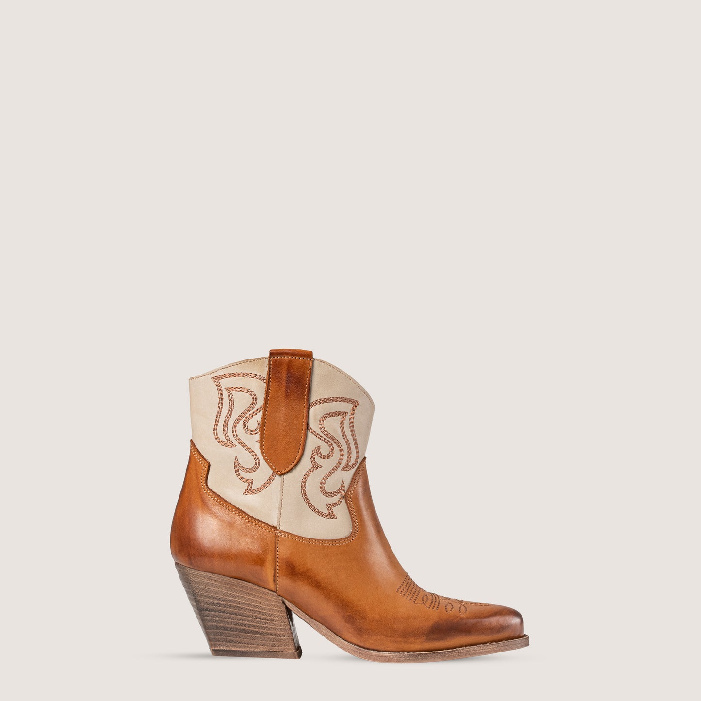 Bottines Texanes Bradley Cuir