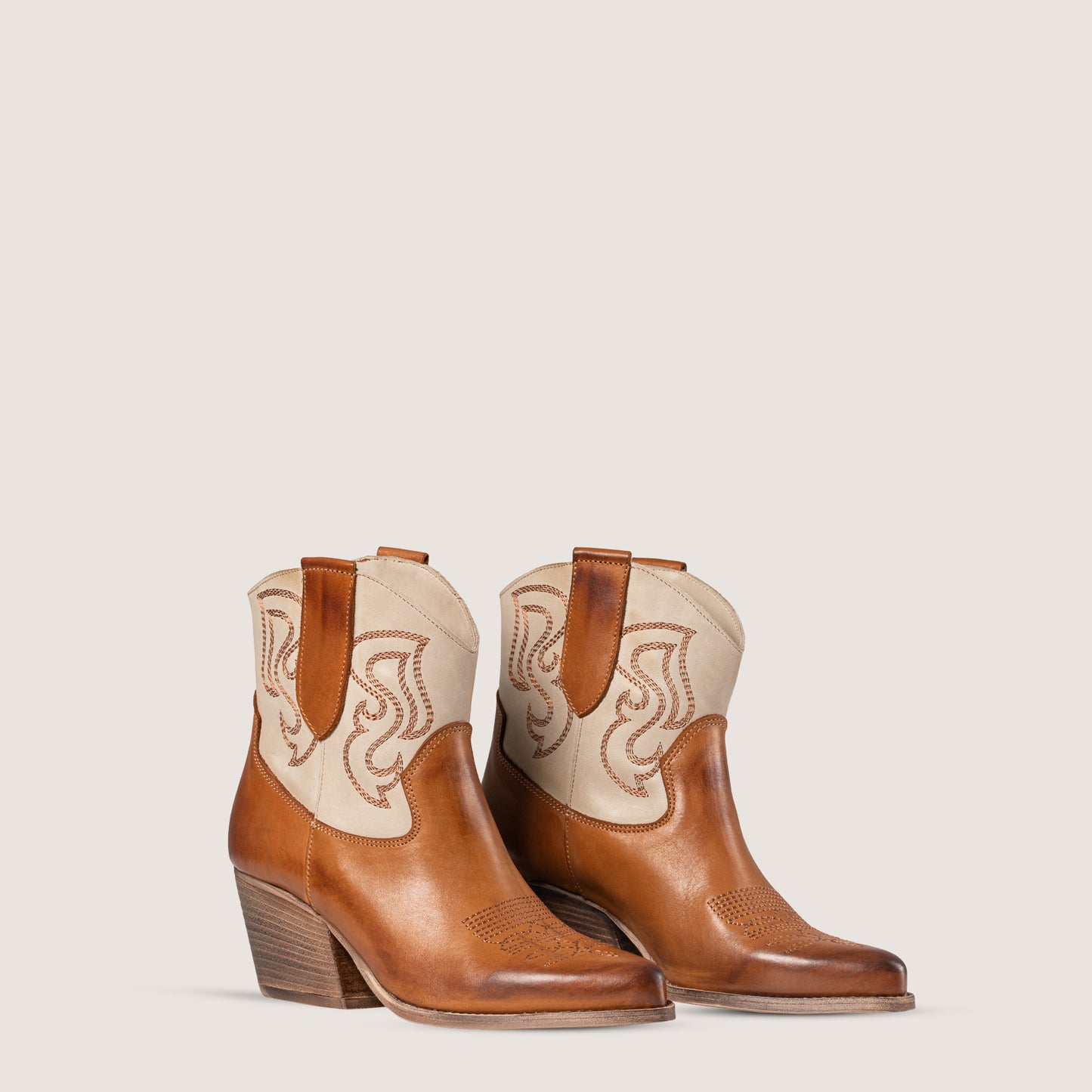 Texanische Stiefeletten Bradley Leder