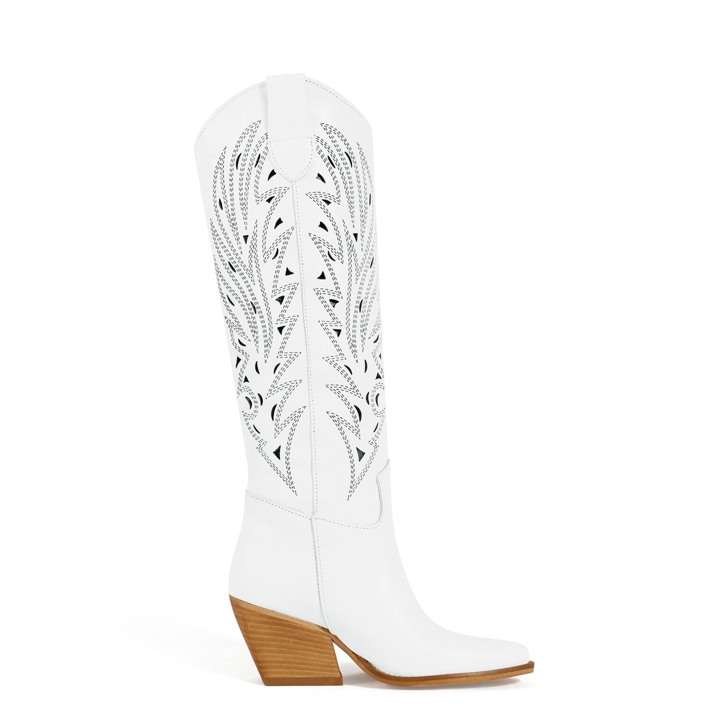 Kona White Texan Boots