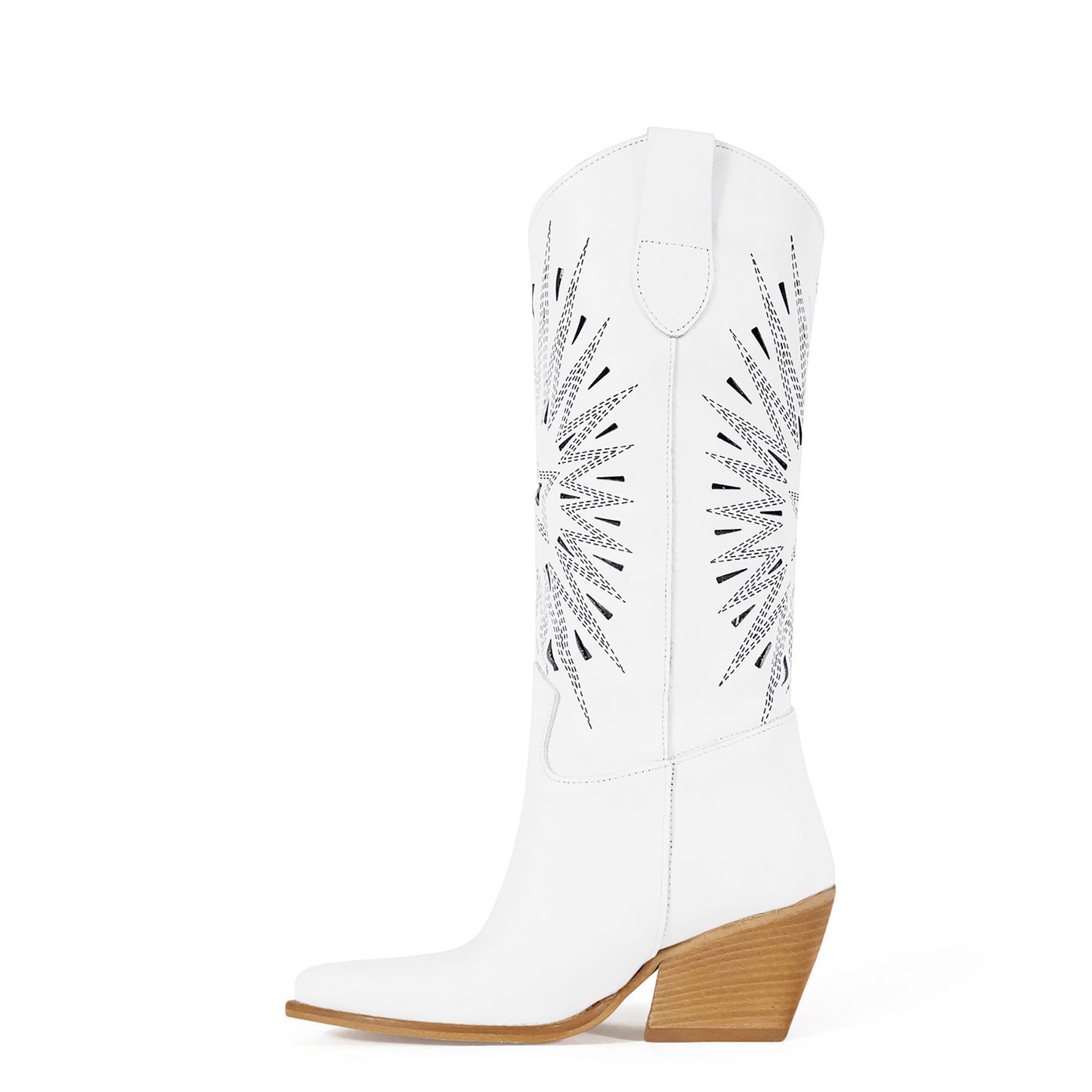 White Nabi Texan Boots