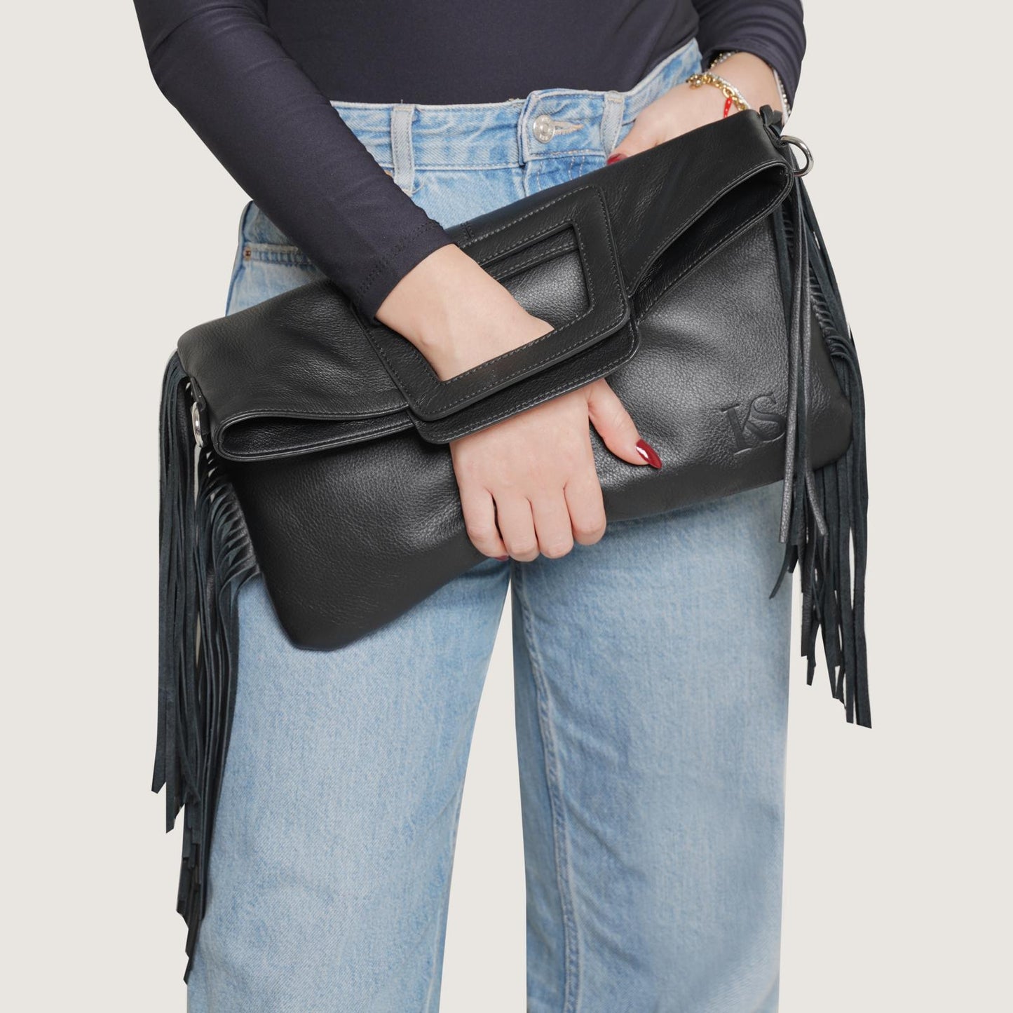 Iris Black Bag