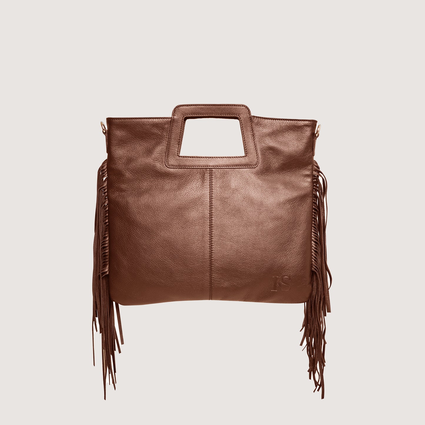 Lederbraun Iris Tasche