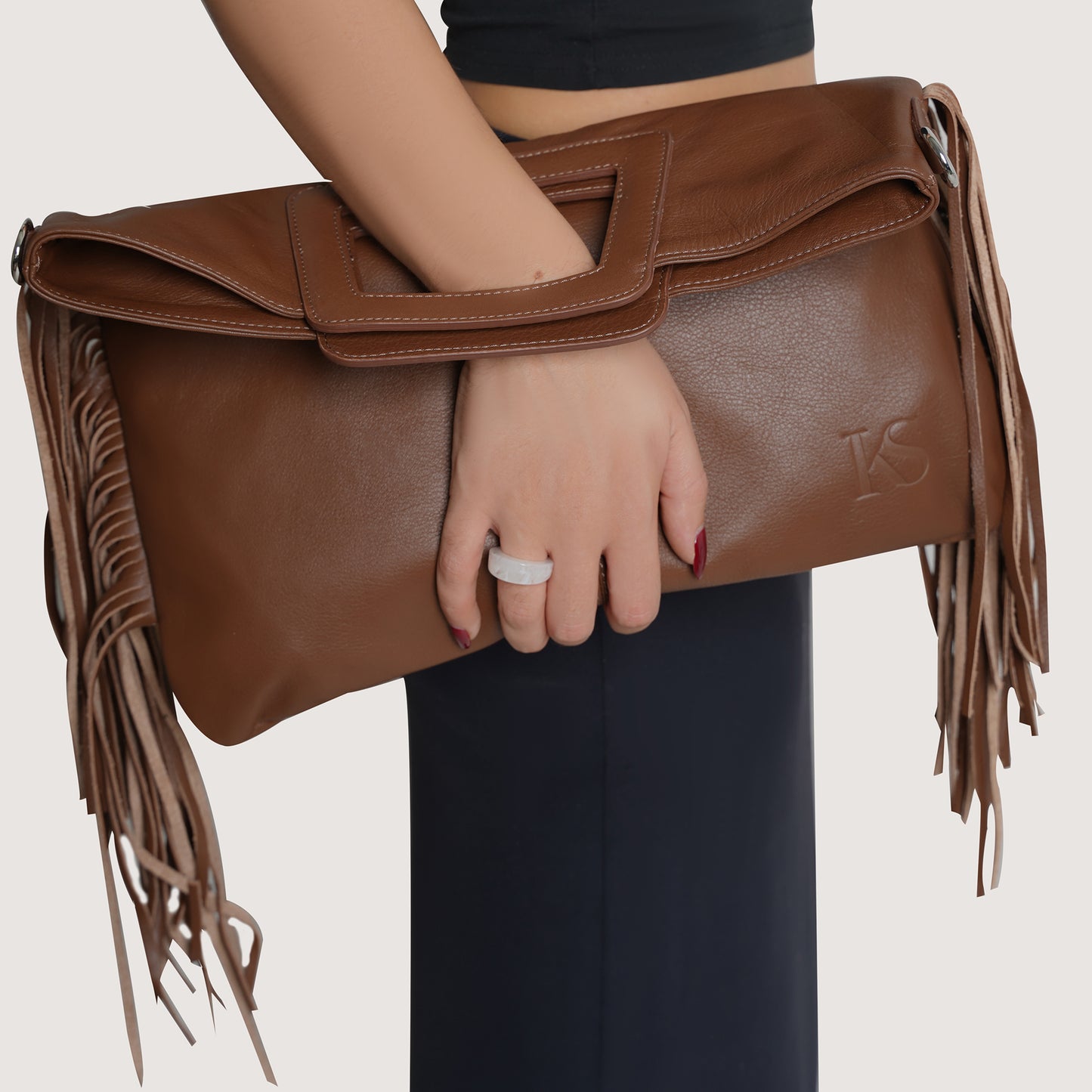 Bag Iris Leather Brown