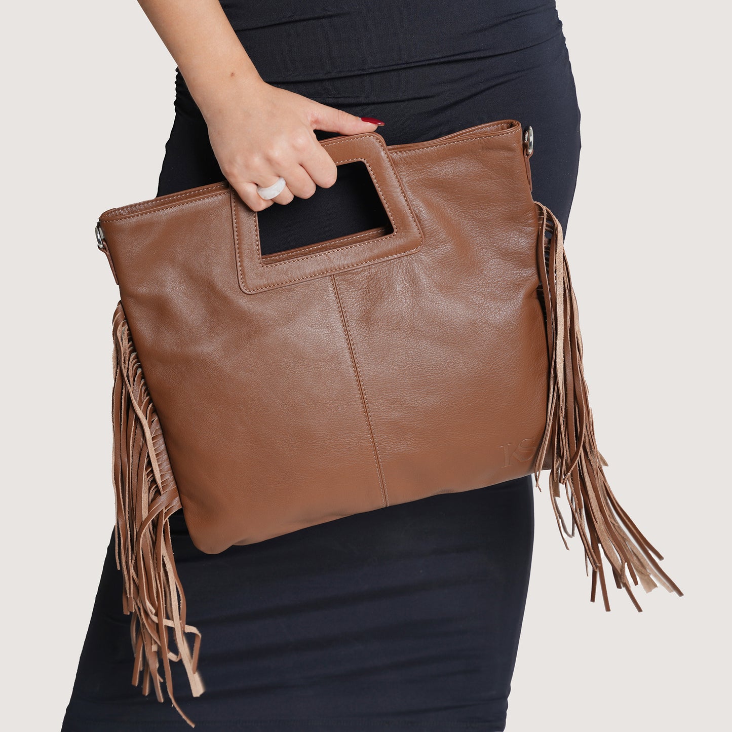 Bag Iris Leather Brown