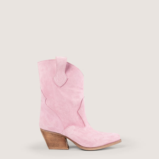 Montana Pink Texan Ankle Boots