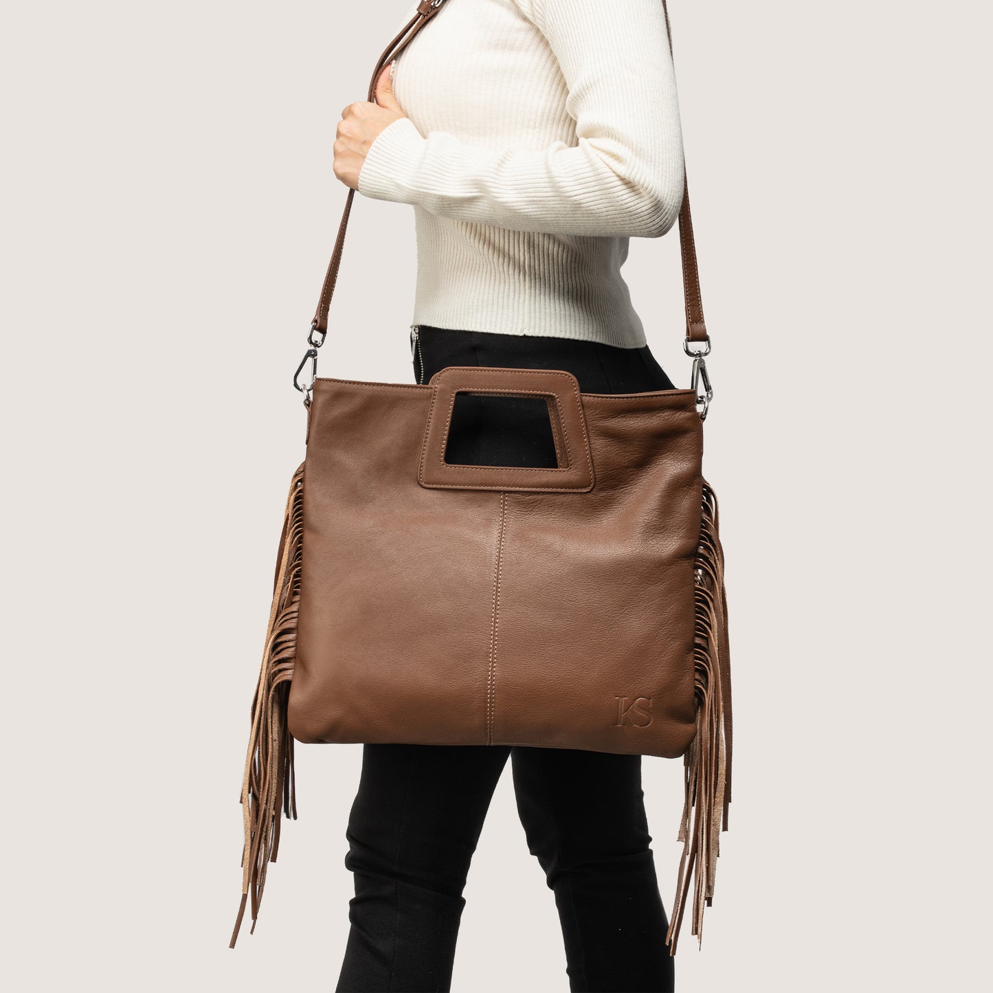 Bag Iris Leather Brown