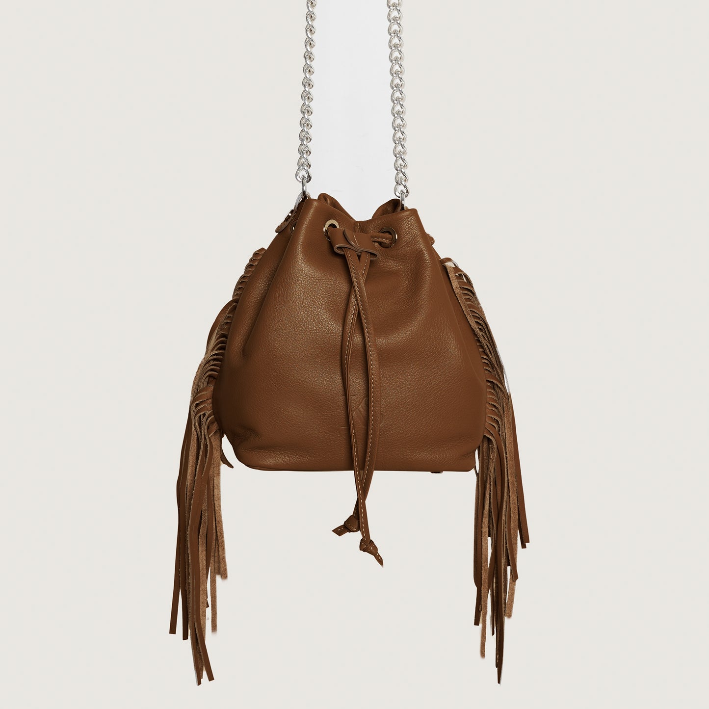 Bolso Muse Castanho Couro