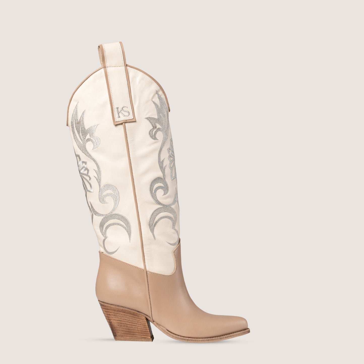 White Cheyenne Texan Boots