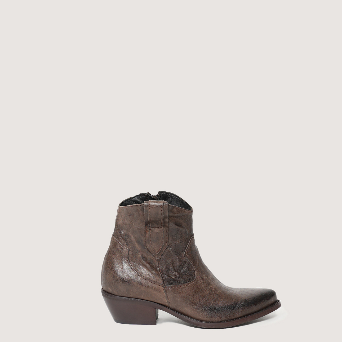 Phoenix Texan Ankle Boots in Dark Brown