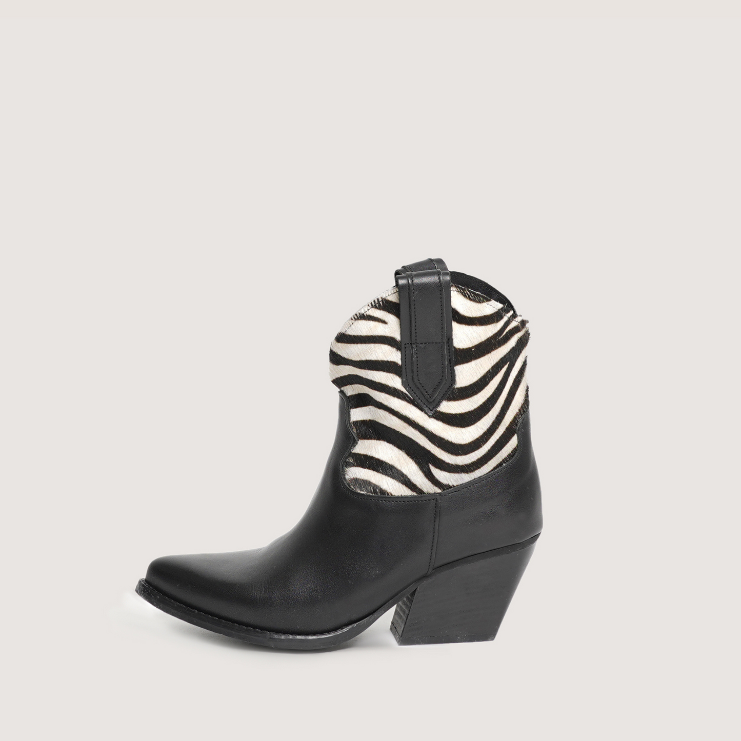 Leila Texan Ankle Boots Cavallino