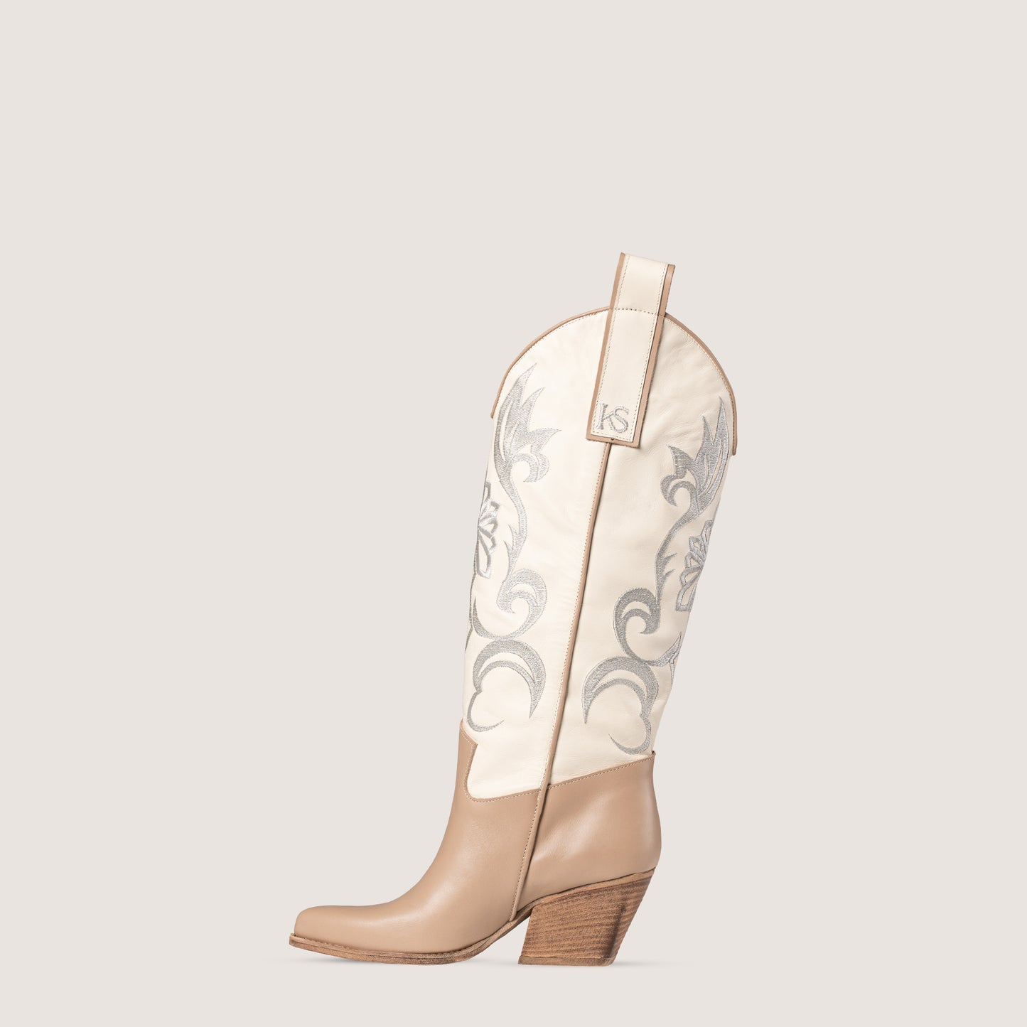 White Cheyenne Texan Boots