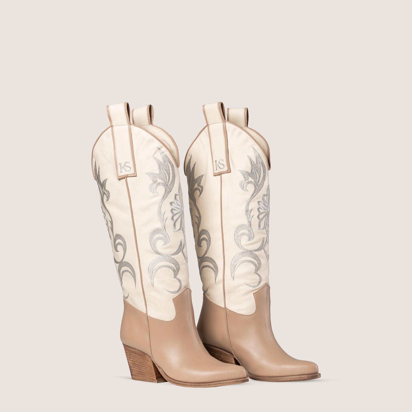 Weiße Cheyenne Texanische Stiefel