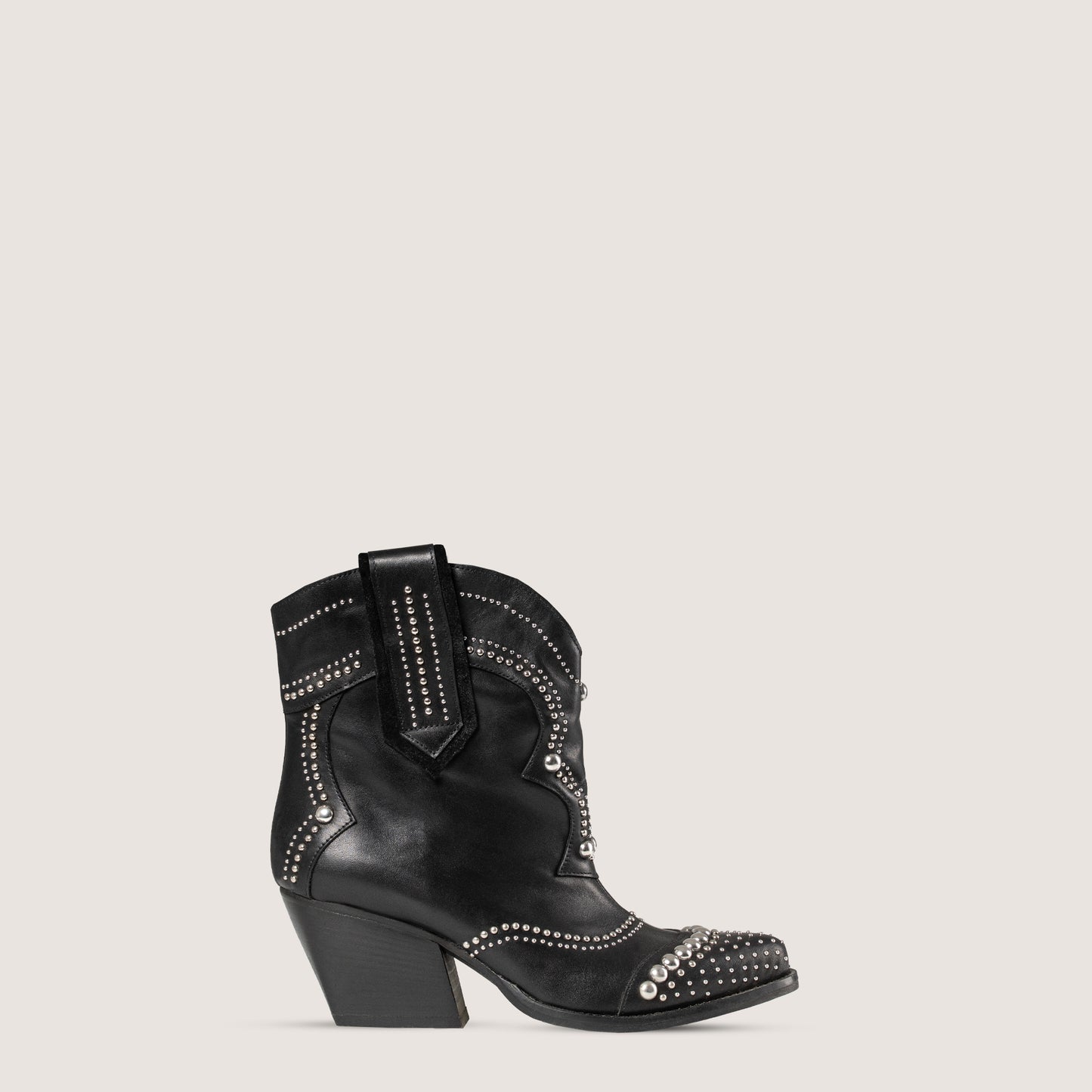 Ivy Schwarz Texanische Stiefeletten