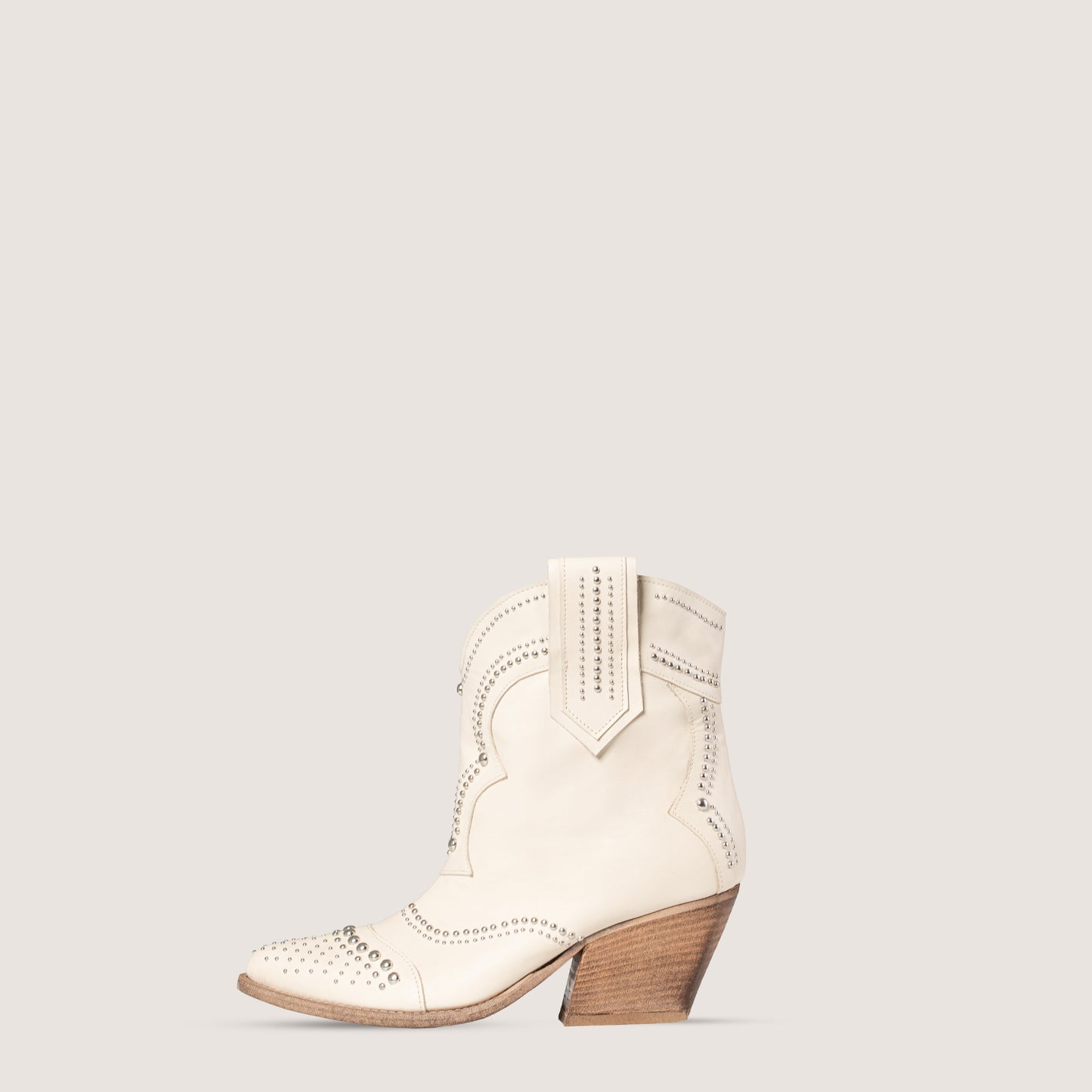 Bottines Texanes Blanc Ivy