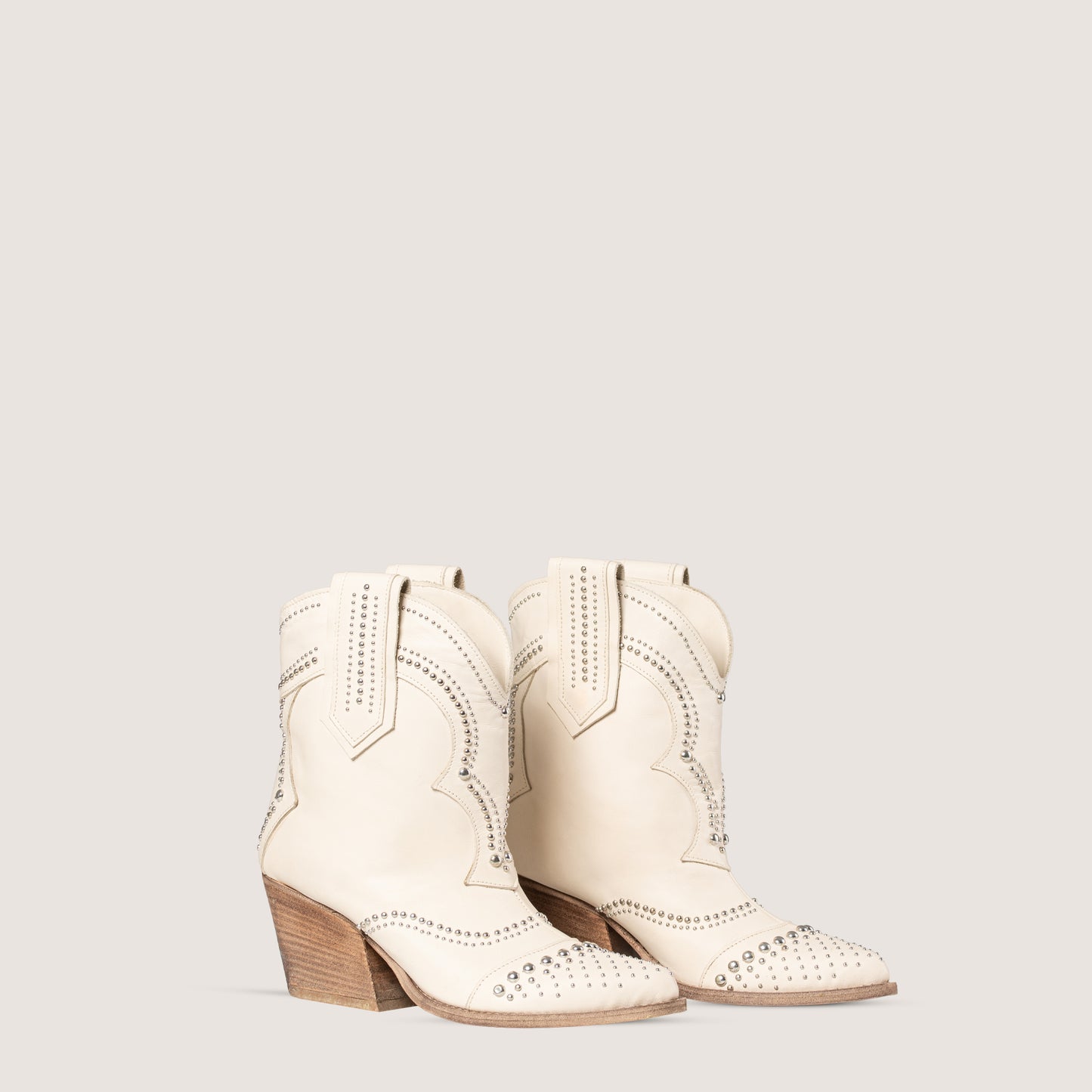 Ivy White Texan Boots