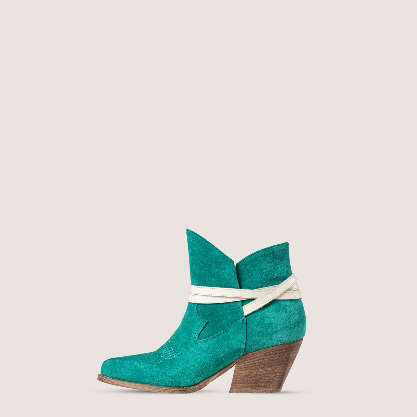 Bottines Texanes Jolene Aigue-marine