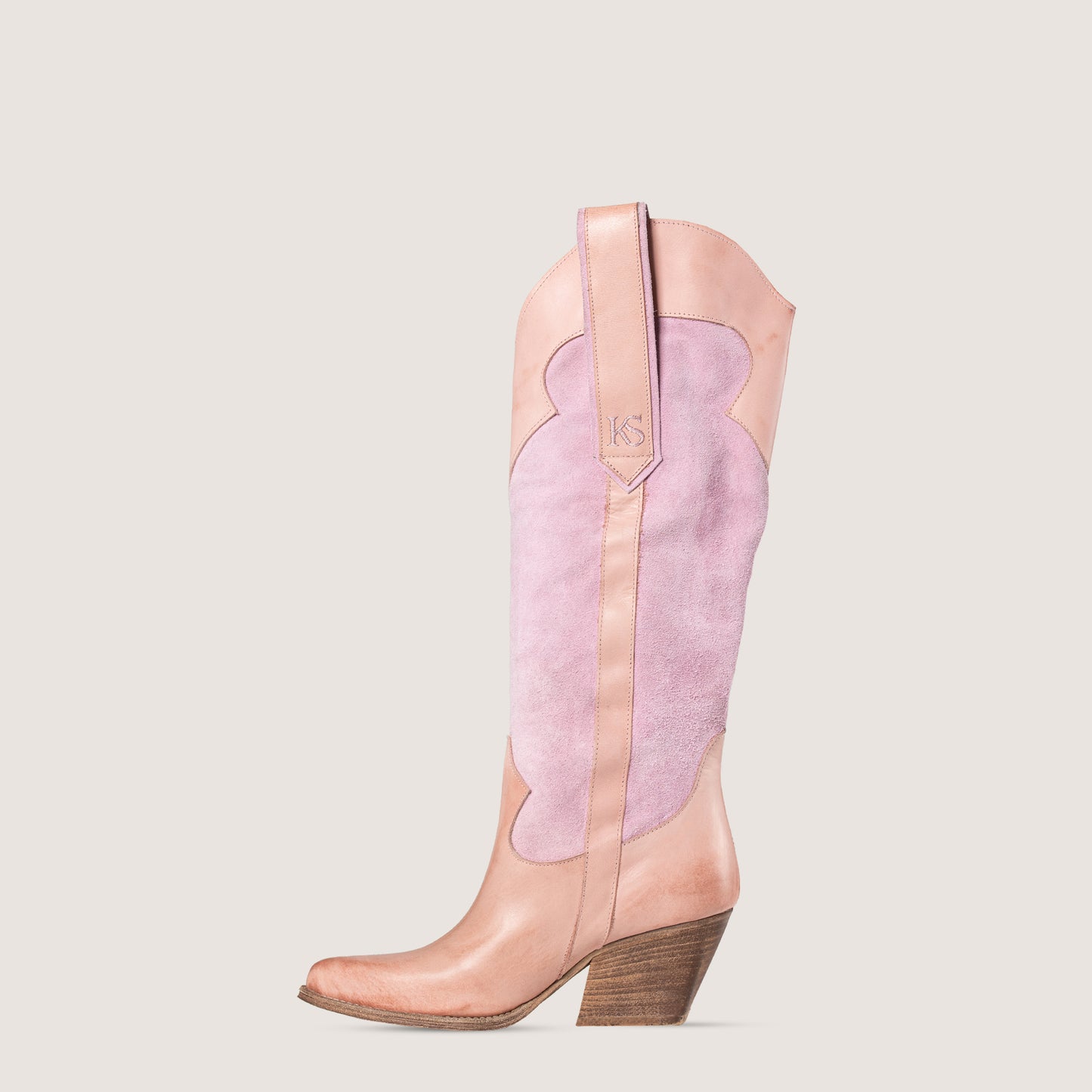 Maya Texan Boots Pink