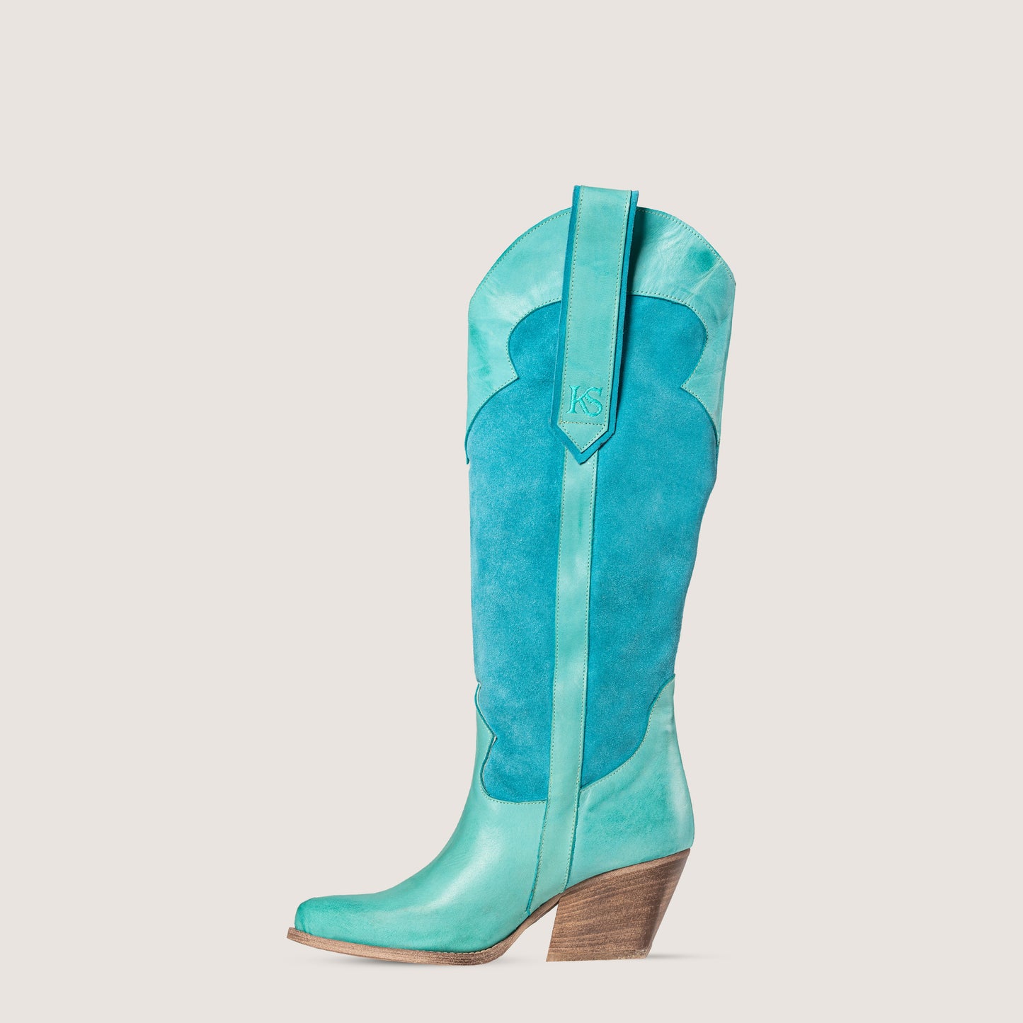 Bottes Texanes Maya Turquoise