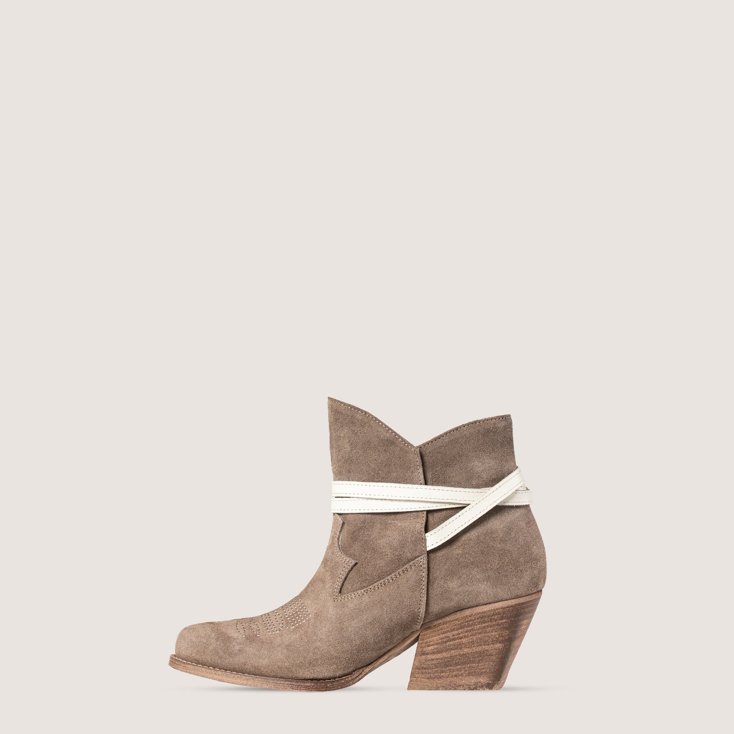 Jolene Taupe Ankle Boots