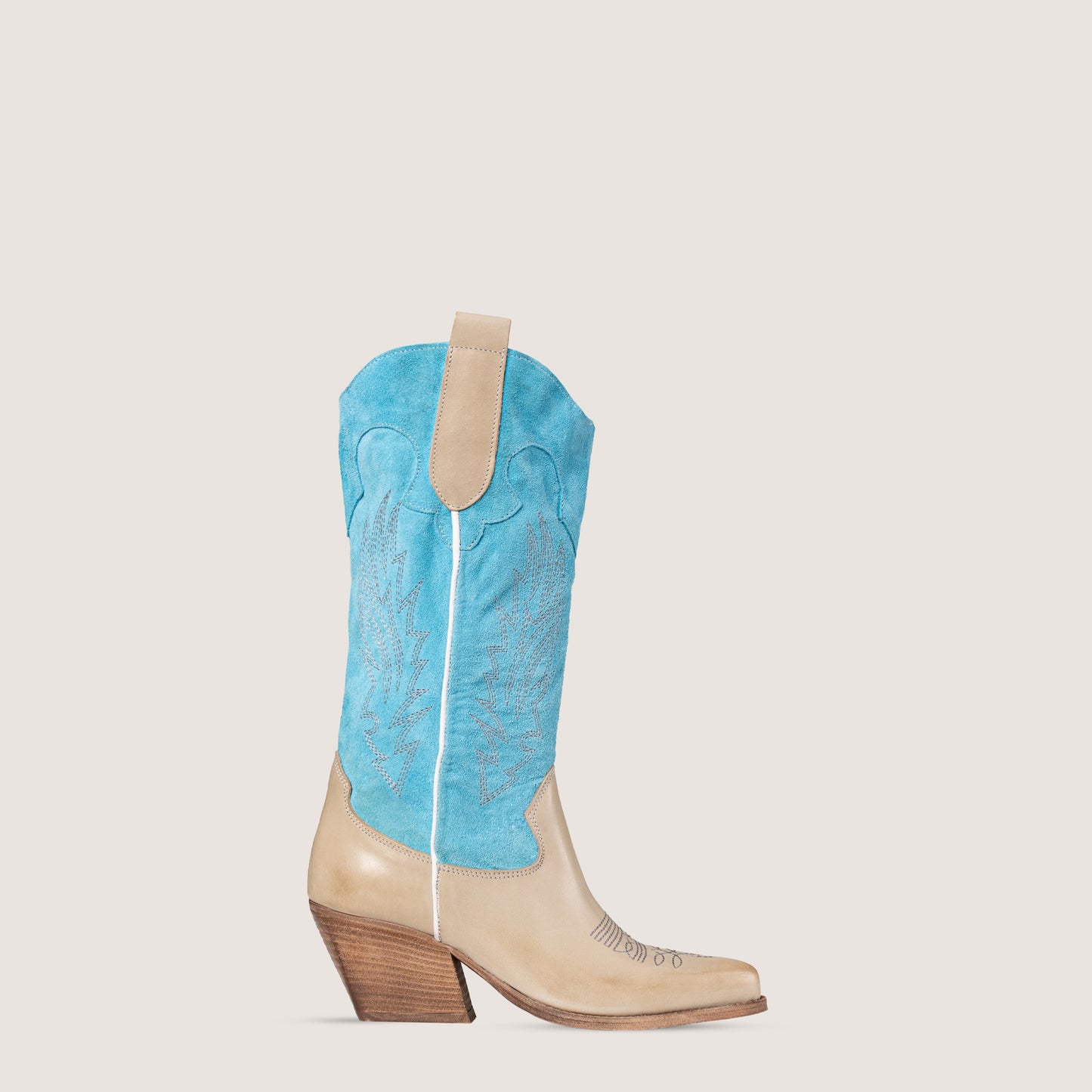 Savannah Turquoise Texan Boots 