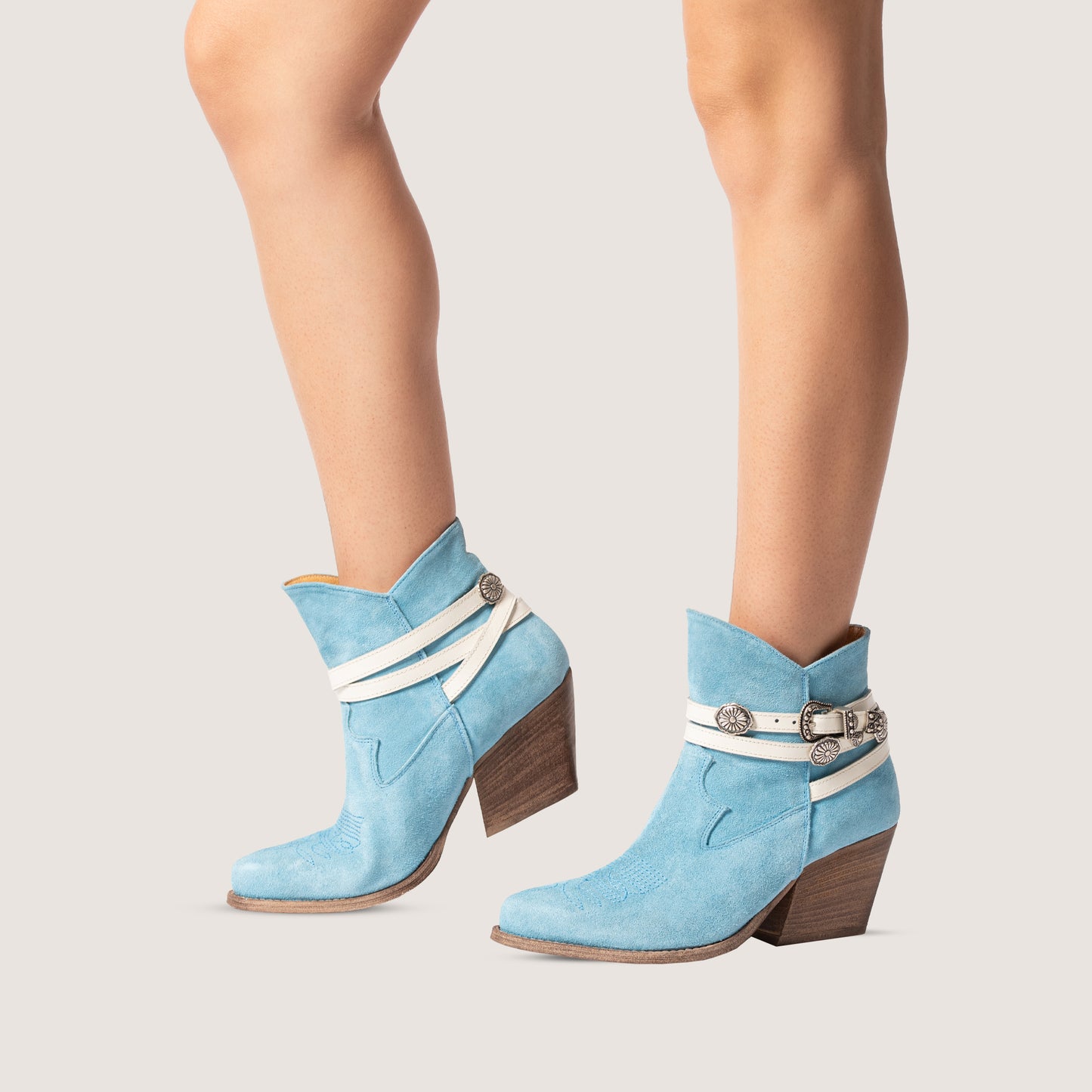 Jolene Sky Ankle Boots