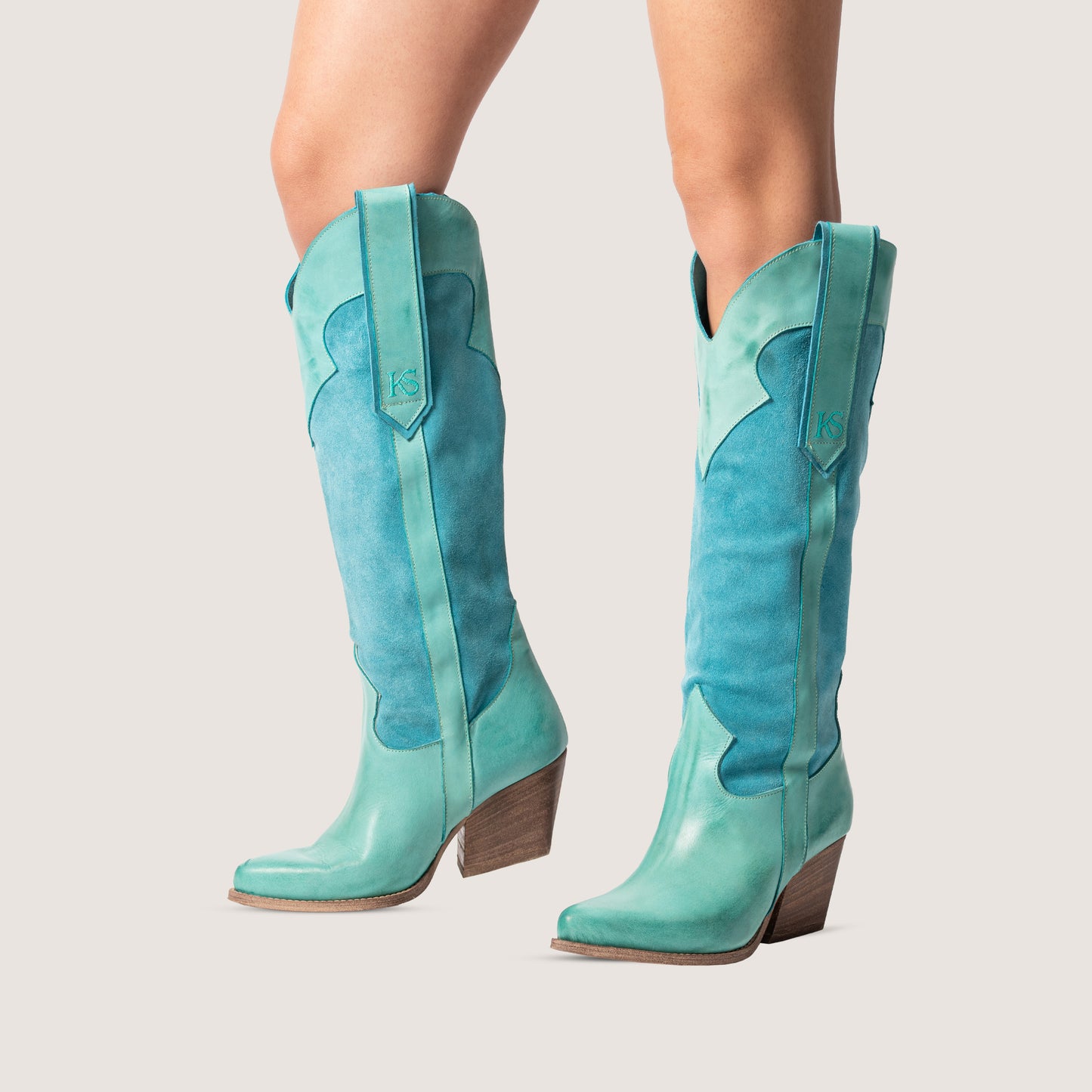 Bottes Texanes Maya Turquoise