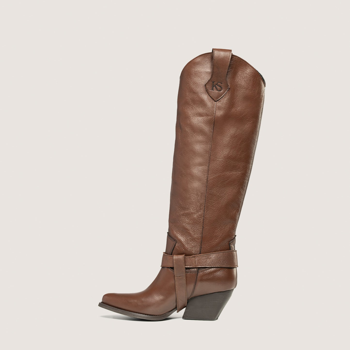 Bottes Texanes Kendall Marron foncé