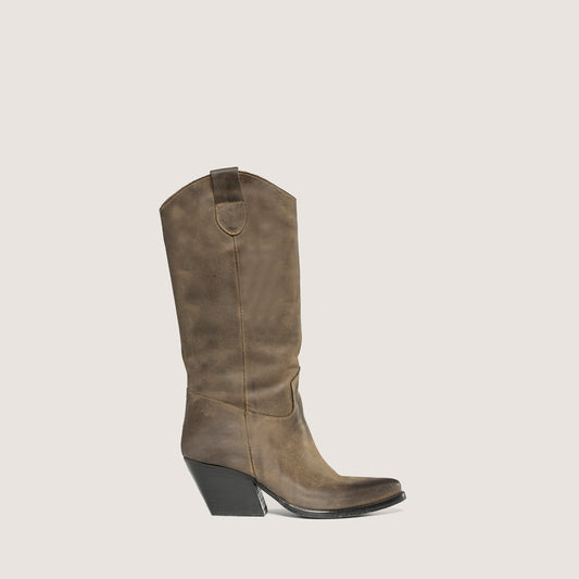 Madison Taupe Cowboy Boots