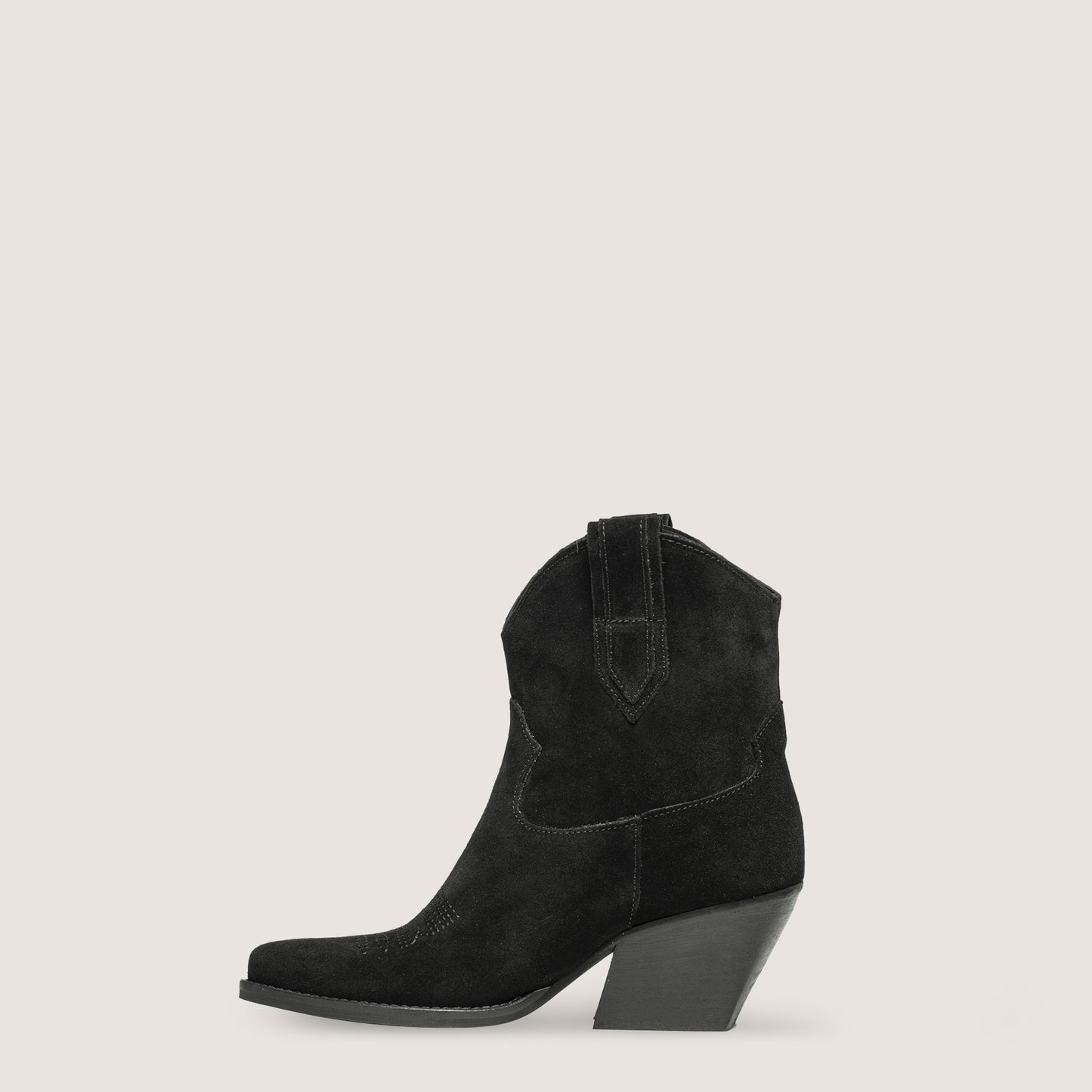 Leila Black Texan boots