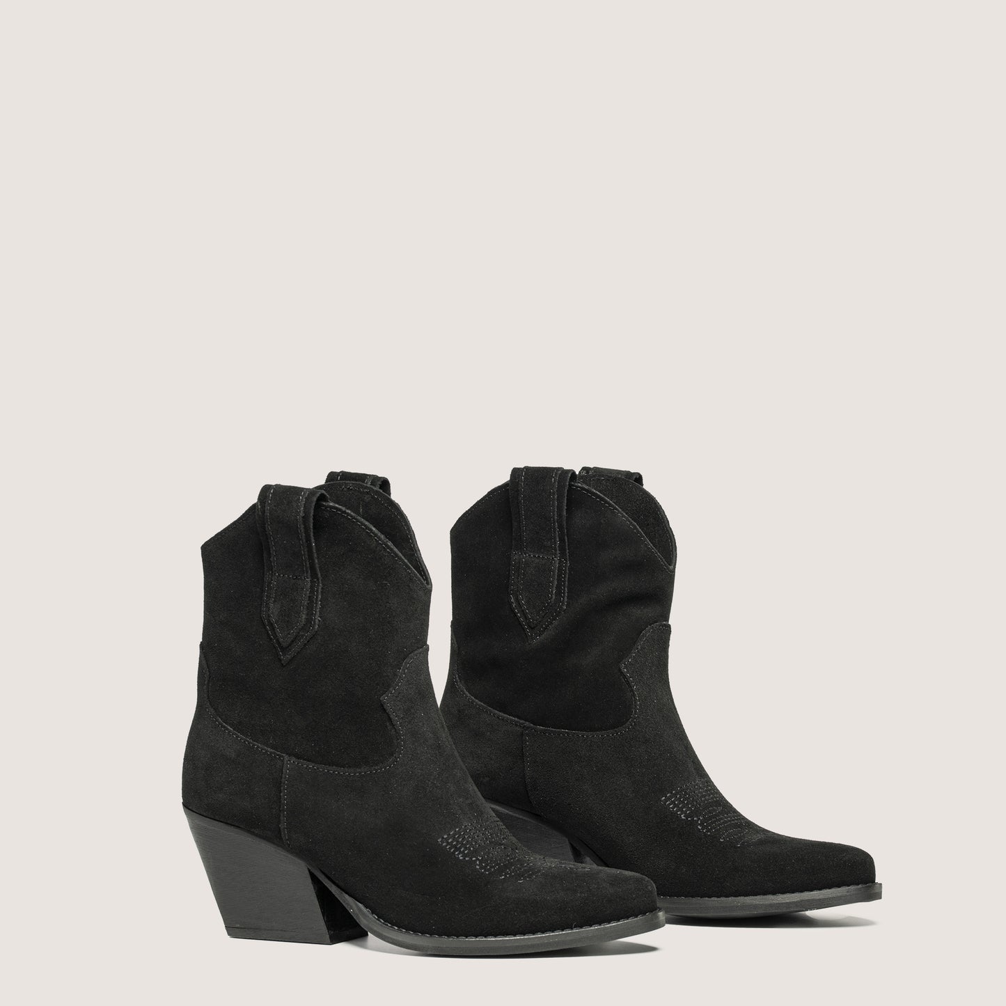 Leila Black Texan boots