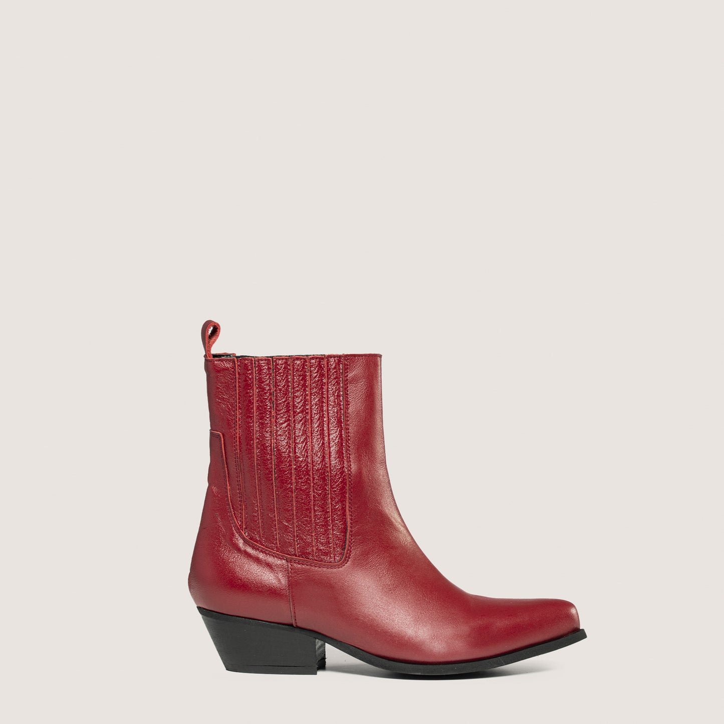 Bottines Texanes Dusty Rouge