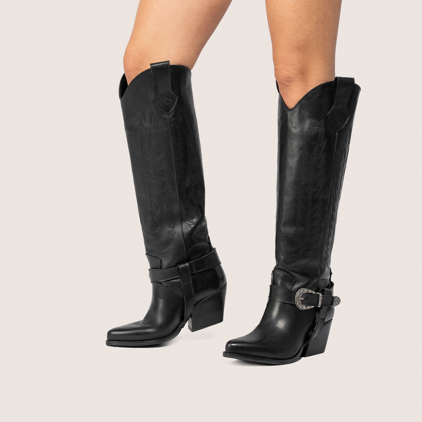 Bottes Texanes Kendall Noir