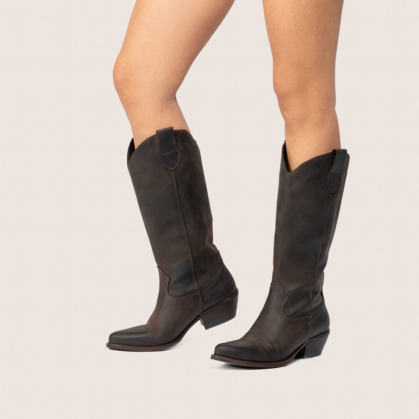 Madison dark brown Cowboy Boots