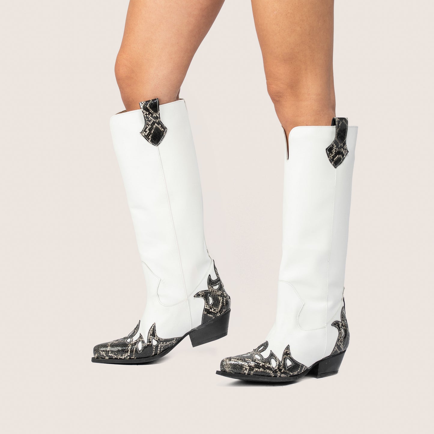 Bottes Texanes Utah Blanc