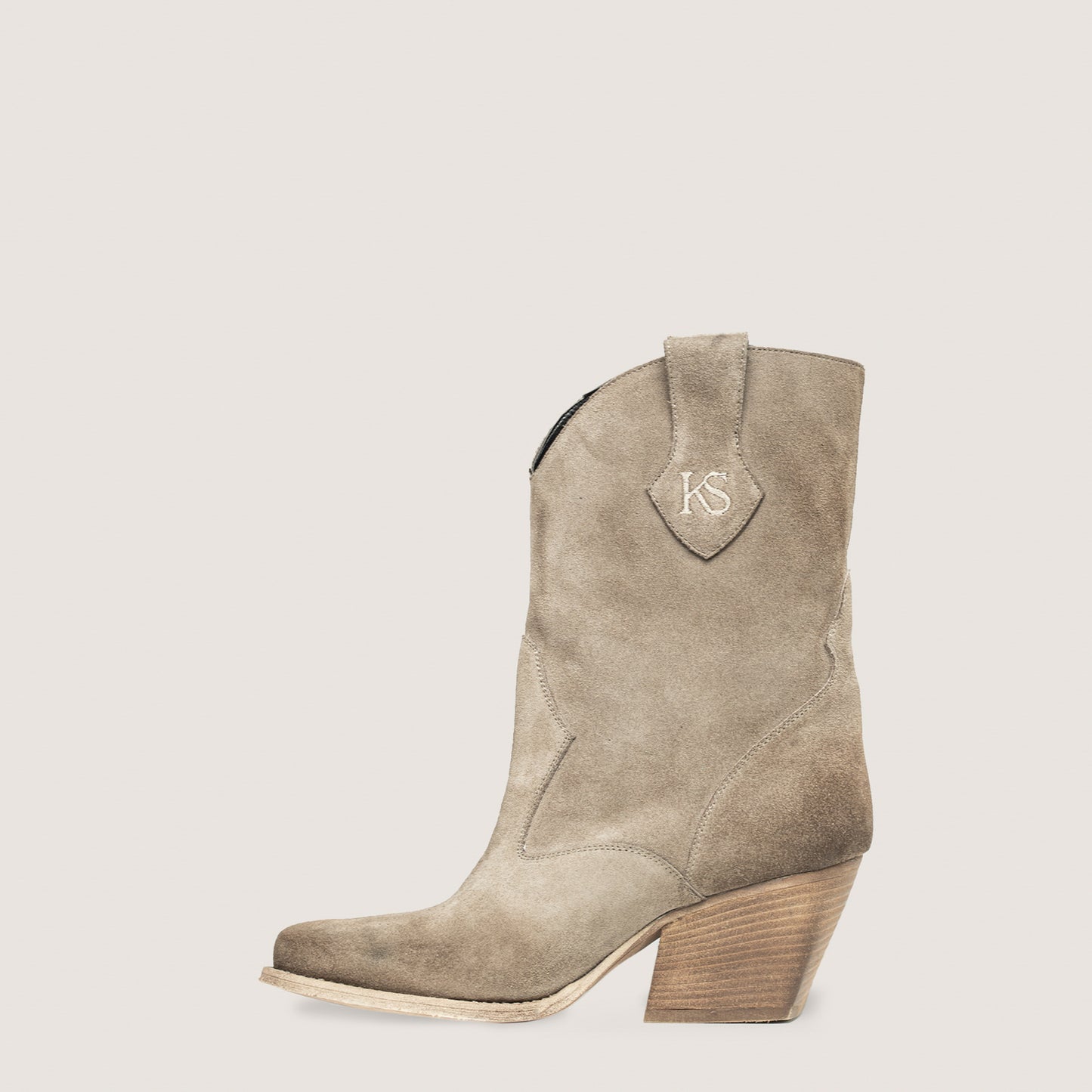 Texanische Stiefeletten Montana Taupe