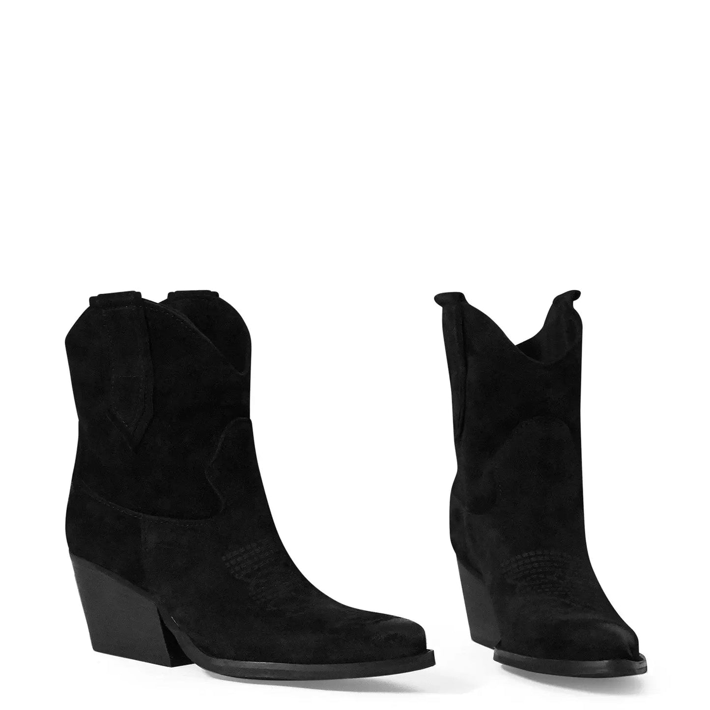 Nina Black Texan boots